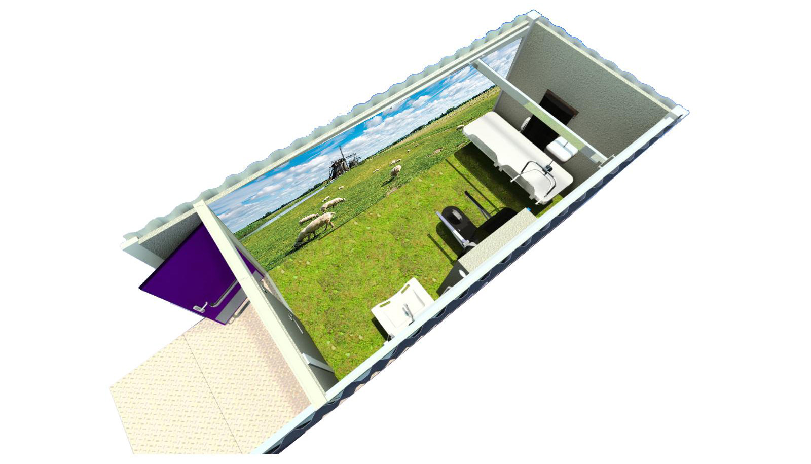 container binnenkant